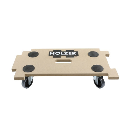 Platforma MDF, pentru transport, cu roti din polipropilena, Holzer TT3160CA, 58 x 29 cm, 200 kg