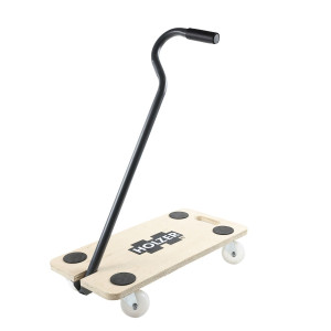 Platforma placaj, pentru transport, cu roti din polipropilena, cu maner, Holzer TT3130CA, 58 x 29 cm, 250 kg