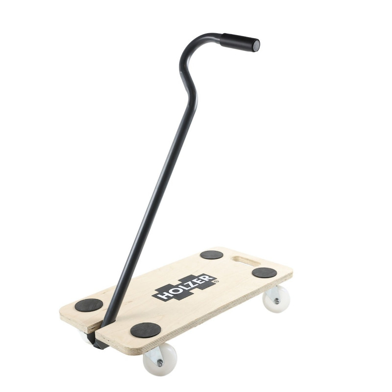 Platforma placaj, pentru transport, cu roti din polipropilena, cu maner, Holzer TT3130CA, 58 x 29 cm, 250 kg