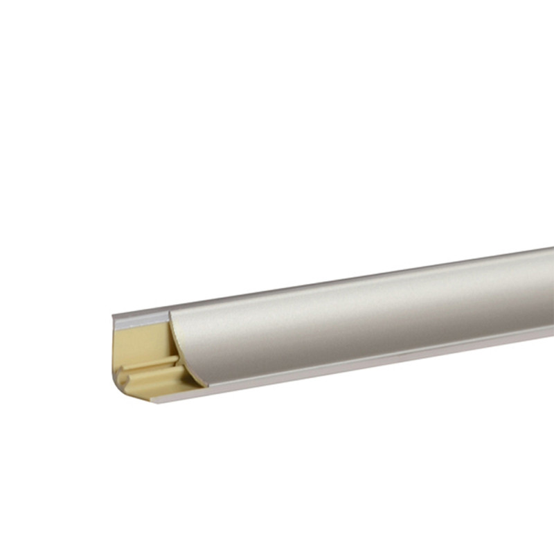 Plinta aluminiu pentru blat bucatarie, gri, 1.5 cm, 3 m