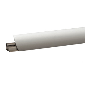 Plinta aluminiu pentru blat bucatarie, Lira, gri, 23 mm, 3 m