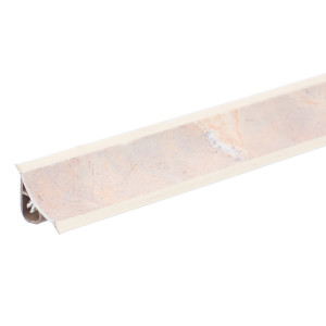 Plinta PVC pentru blat baie sau bucatarie, Korner, Mariposa, cu margini flexibile cauciucate, 23 mm, 3 m