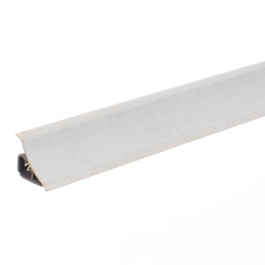 Plinta PVC pentru blat baie sau bucatarie, Korner, Yuta bej, cu margini flexibile cauciucate, 23 mm, 3 m