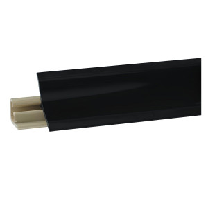 Plinta PVC pentru blat bucatarie, Profiline PP23, negru, 23 mm, 3 m