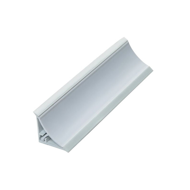 Plinta PVC pentru cada, 91185, alba, 2.5 m