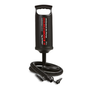 Pompa aer pentru produse gonflabile, manuala, Intex 68614, cu furtun + 3 adaptoare 36 cm