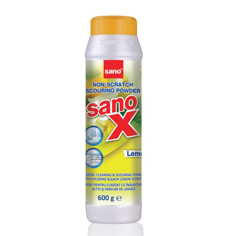 Praf de curatat cu inalbitor Sano X Powder 600 g