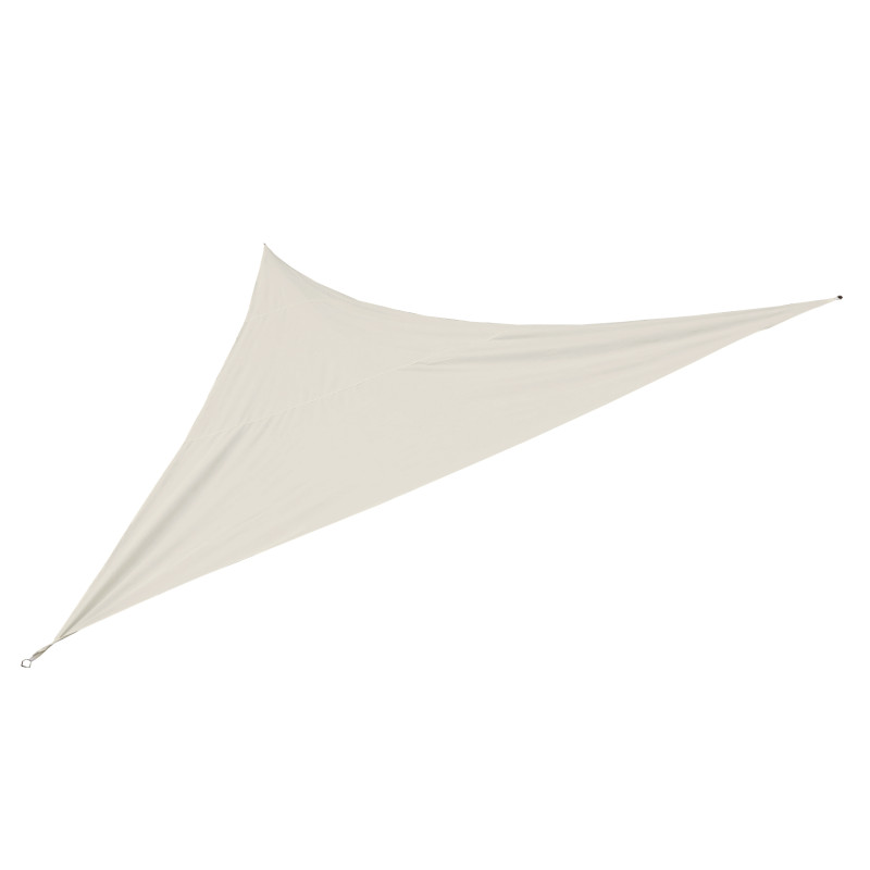 Prelata umbrire, triunghiulara, poliester, bej, 360 x 360 cm (L x l)
