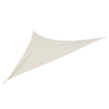 Prelata umbrire, triunghiulara, poliester, bej, 360 x 360 cm (L x l)
