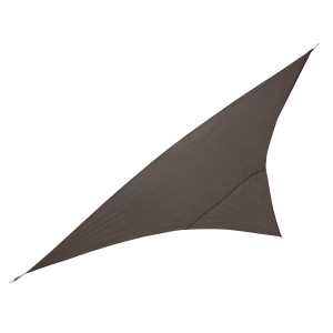 Prelata umbrire, triunghiulara, poliester, maro, 360 x 360 cm (L x l)