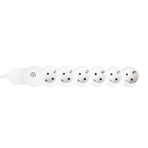 Prelungitor Hoff Line 6 prize, 5 m, 3500W, 3 x 1.5 mmp, intrerupator