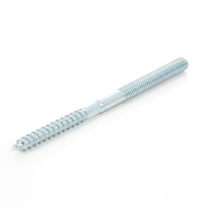 Prezon lemn / metal, din otel, zincat alb, M8 x 120 mm, L45/M50 - SW6