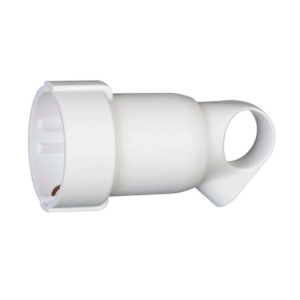 Priza mobila cu inel extragere Legrand 050331, IP44, alb, cu contact protectie, 16 A