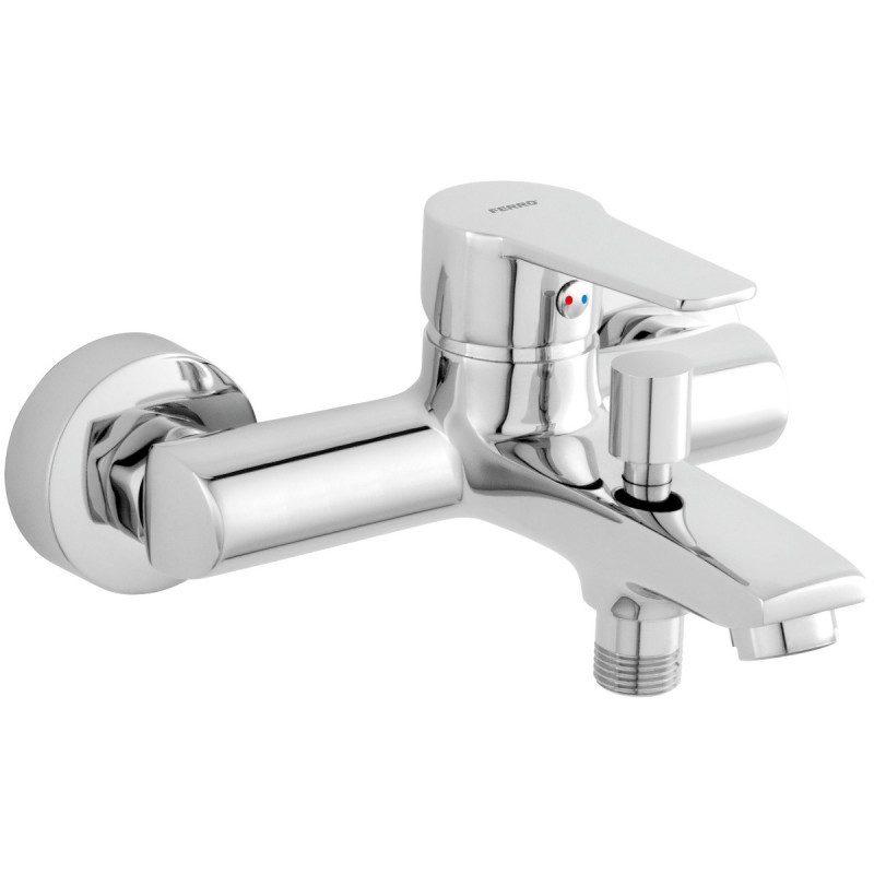 Baterie baie pentru cada / dus, Ferro Rennto BNT1, montaj aplicat, monocomanda, finisaj cromat