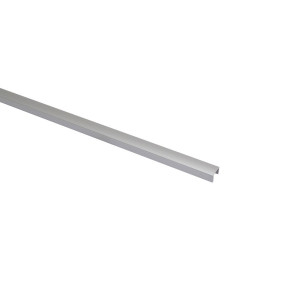 Profil aluminiu bombat, Deco Listello, S11, argintiu, 10 x 3000 mm