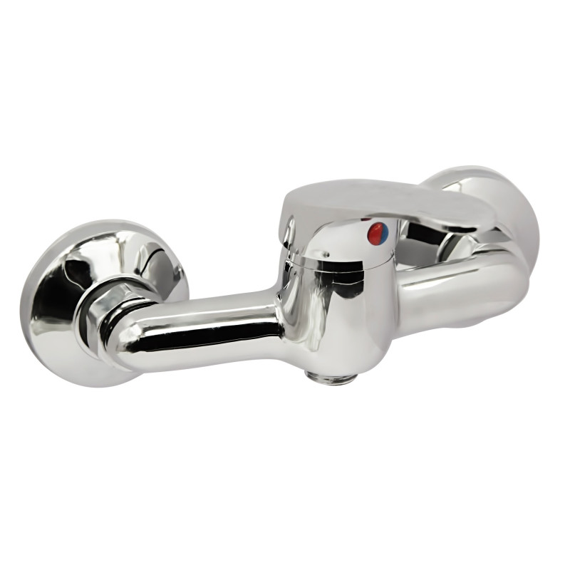 Baterie baie pentru dus, Rena ZS54802S-366, monocomanda, montaj pe perete, finisaj cromat