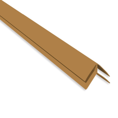 Profil colt exterior Vilo B1, PVC, stejar, 2.7 m