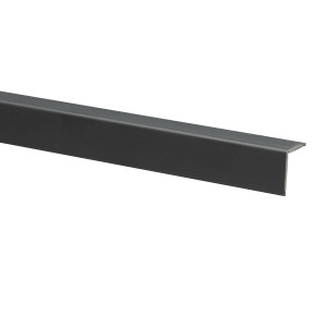 Profil de colt L 7016 din PVC, antracit, 15 x 15 mm, 2.5 m