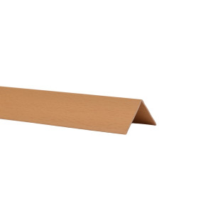 Profil de colt L din PVC 32018-H42, fag, 25 x 25 mm, 2.75 m
