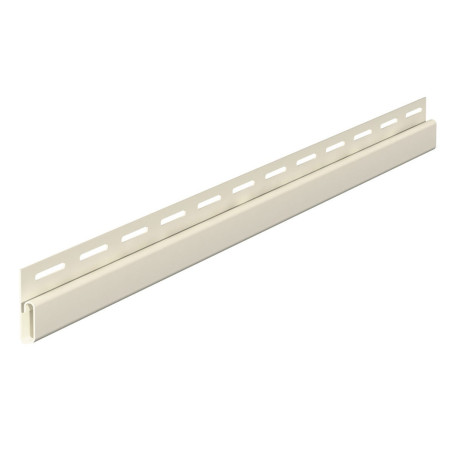 Profil de finisare Vox SV-14 pentru lambriu exterior, PVC, bej, 3.05 m