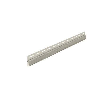 Profil de finisare Vox SVP-14 pentru lambriu exterior, PVC, stejar gri, 3.05 m