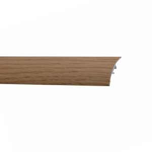 Profil de trecere din aluminiu, latime 30 mm, stejar, 270 cm