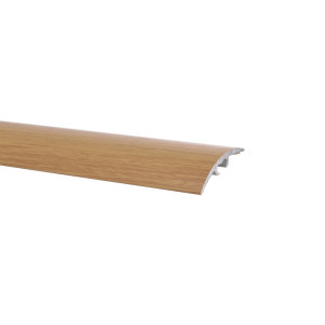 Profil de trecere din aluminiu S66, latime 32 mm, stejar deschis, 270 cm