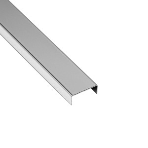 Profil decorativ pentru gresie si faianta, LAC20IB, inox, argintiu, 20 x 2500 mm