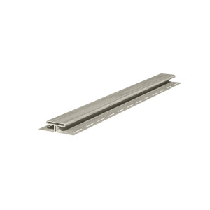 Profil imbinare H Vox SVP-18, pentru lambriu exterior, PVC, stejar gri, 3.05 m