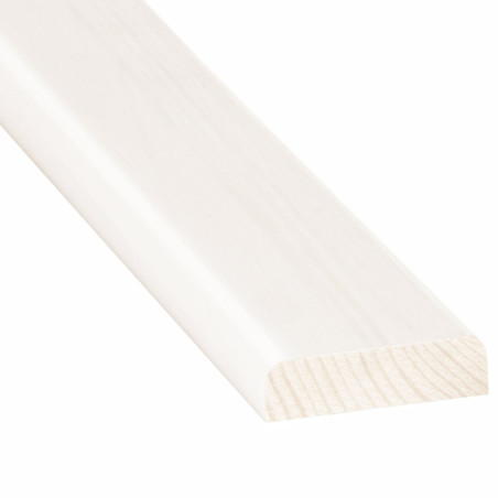 Profil ornamental KOV / R pin alb 2400 x 45 x 12 mm