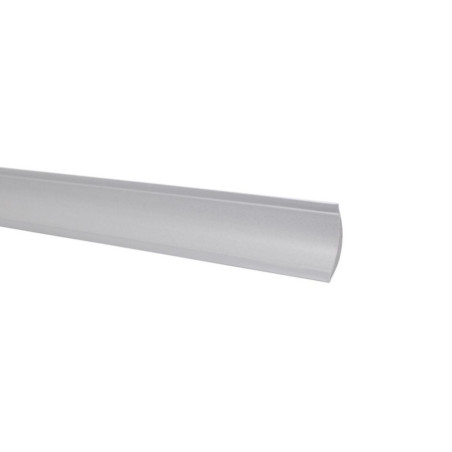 Profil PVC de scafa cu margini flexibile, SET, gri, 25 mm, 2.5 m