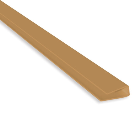 Profil terminatie Vilo B2, PVC, stejar, 2.7 m