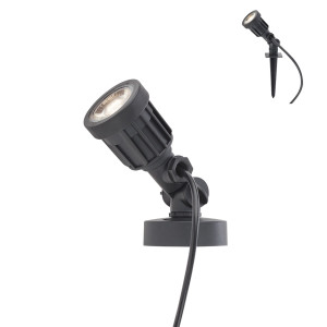 Proiector LED Tim BK 9997, 5W, lumina calda, IP65