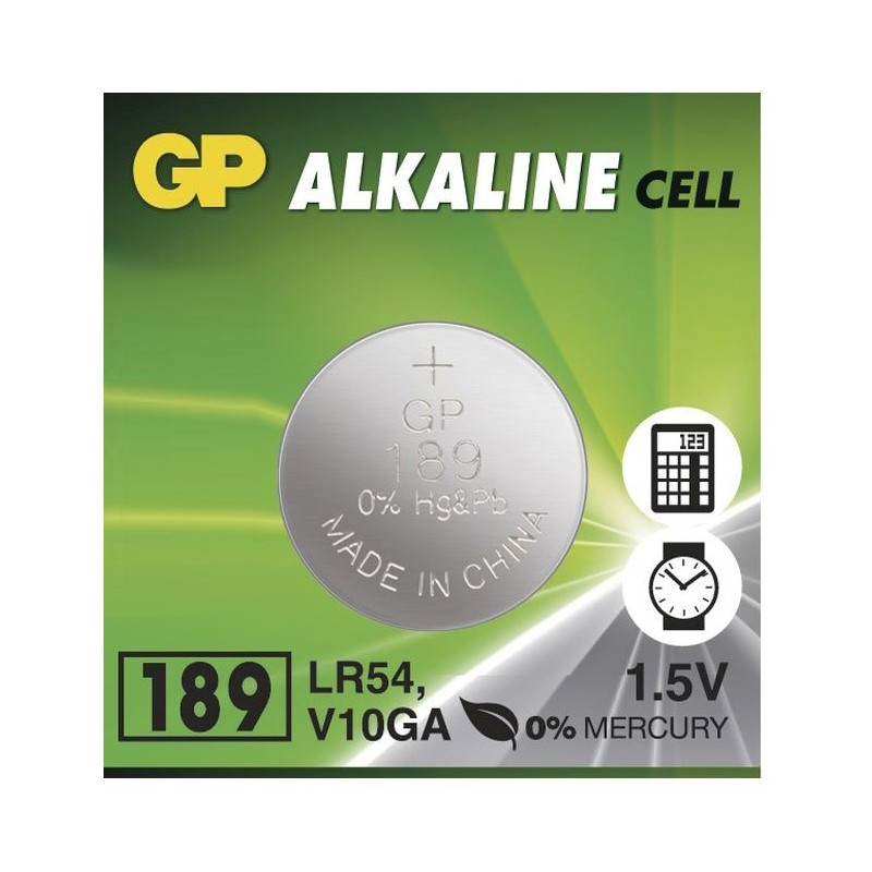 Baterie GP, 189-BL10, AG10, alcalina, 1 buc