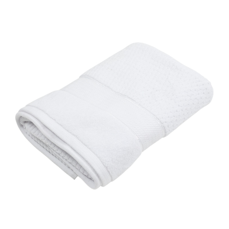 Prosop baie Caressa, bumbac, alb, 70 x 130 cm, 600 g/mp