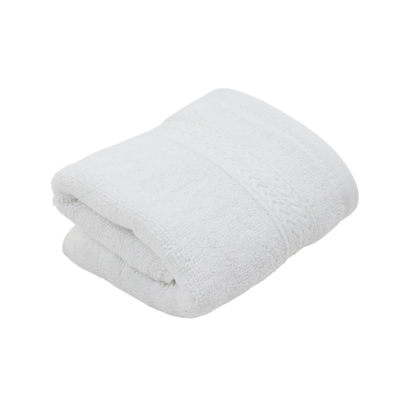 Prosop baie Caressa, bumbac egiptean, alb, 30 x 50 cm, 600 g/mp