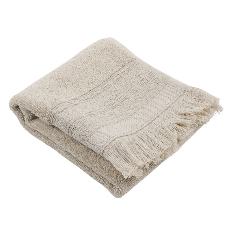 Prosop baie Caressa FN24-014, bumbac, bej, 30 x 50 cm, 600 g/mp
