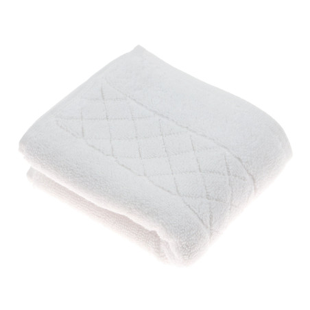 Prosop baie Caressa Hot, bumbac, alb, 30 x 50 cm