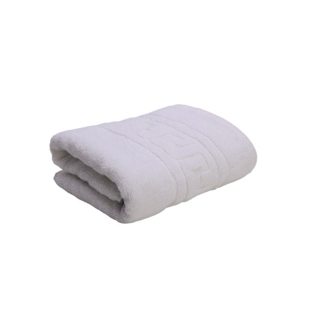 Prosop baie Greek, bumbac, alb, 50 x 90 cm, 500 g/mp