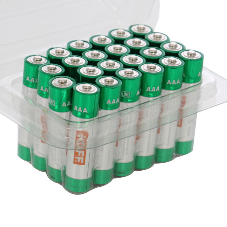 Baterie Hoff, AAA / LR03, 1.5V, alcalina, 24 buc