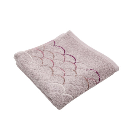 Prosop baie Ocean Liliac, bumbac, roz, 30 x 50 cm, 500 g/mp