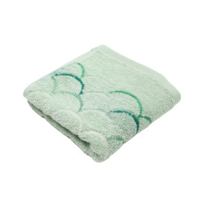 Prosop baie Ocean Mint, bumbac, verde, 30 x 50 cm, 500 g/mp