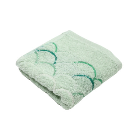 Prosop baie Ocean Mint, bumbac, verde, 30 x 50 cm, 500 g/mp