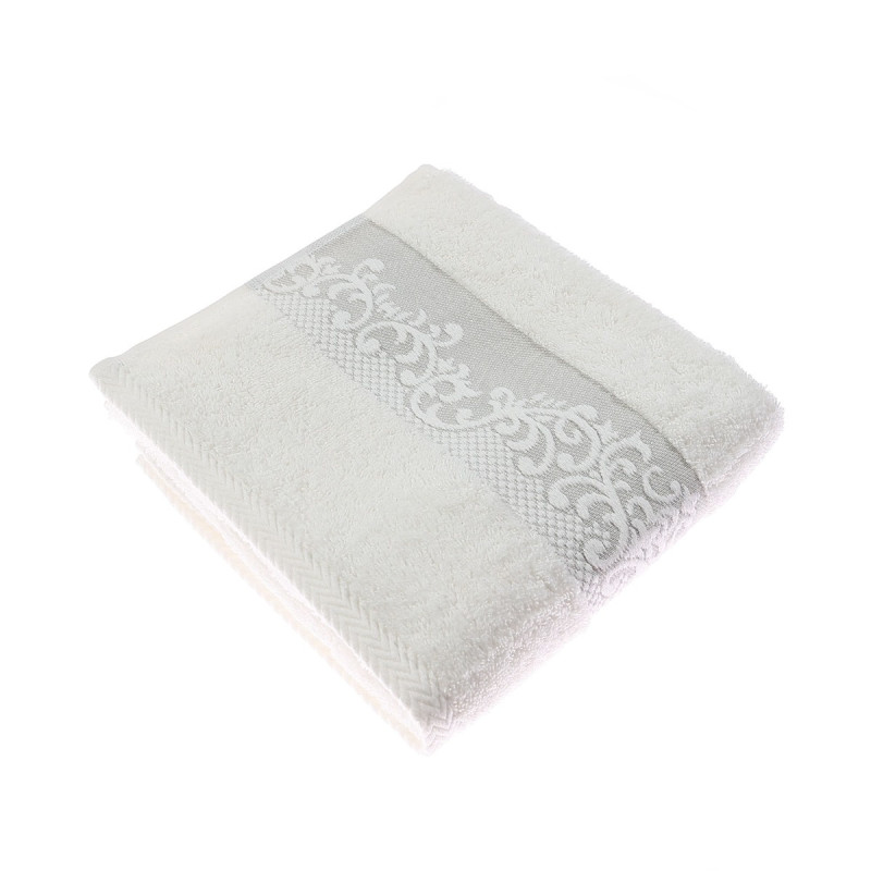 Prosop baie Studio Casa Aden, bumbac, alb, 50 x 90 cm, 500 g/mp