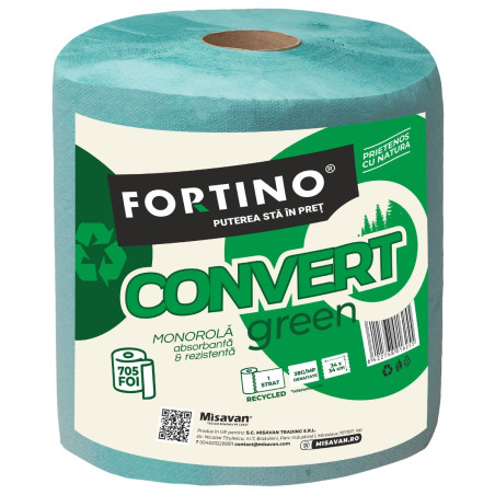 Prosop hartie Fortino Convert, verde, 1 strat, L 240 m