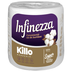 Prosop hartie Infinezza Killo, alb, 2 straturi, L 86 m