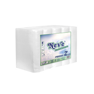 Prosop hartie pliat Z pentru dispenser Neve Profesional, alb, 2 straturi, 200 buc / set, 5 seturi / tipla