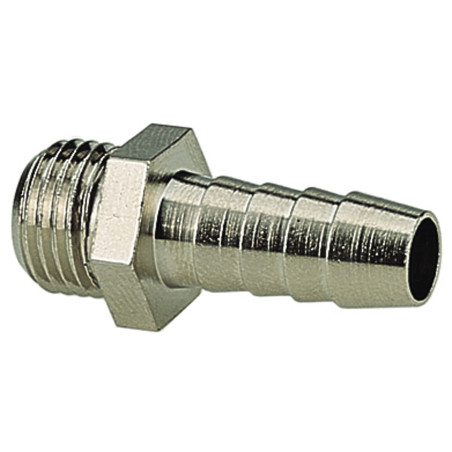 Racord, filet exterior 1/4 inch, Airmaster AIR-21_1/4_8, bradut, pentru furtun 8 mm