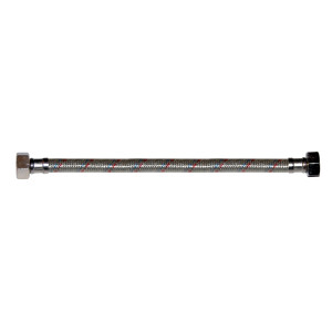 Racord flexibil apa, EPDM + tresa metalica, cu protectie PVC, 1/2" - 1/2 ", L 300 mm