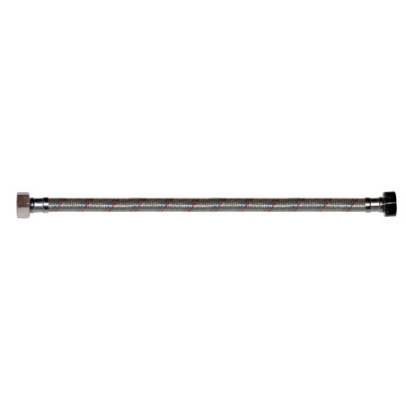 Racord flexibil apa, EPDM + tresa metalica, cu protectie PVC,1/2" - 1/2 ", L 400 mm
